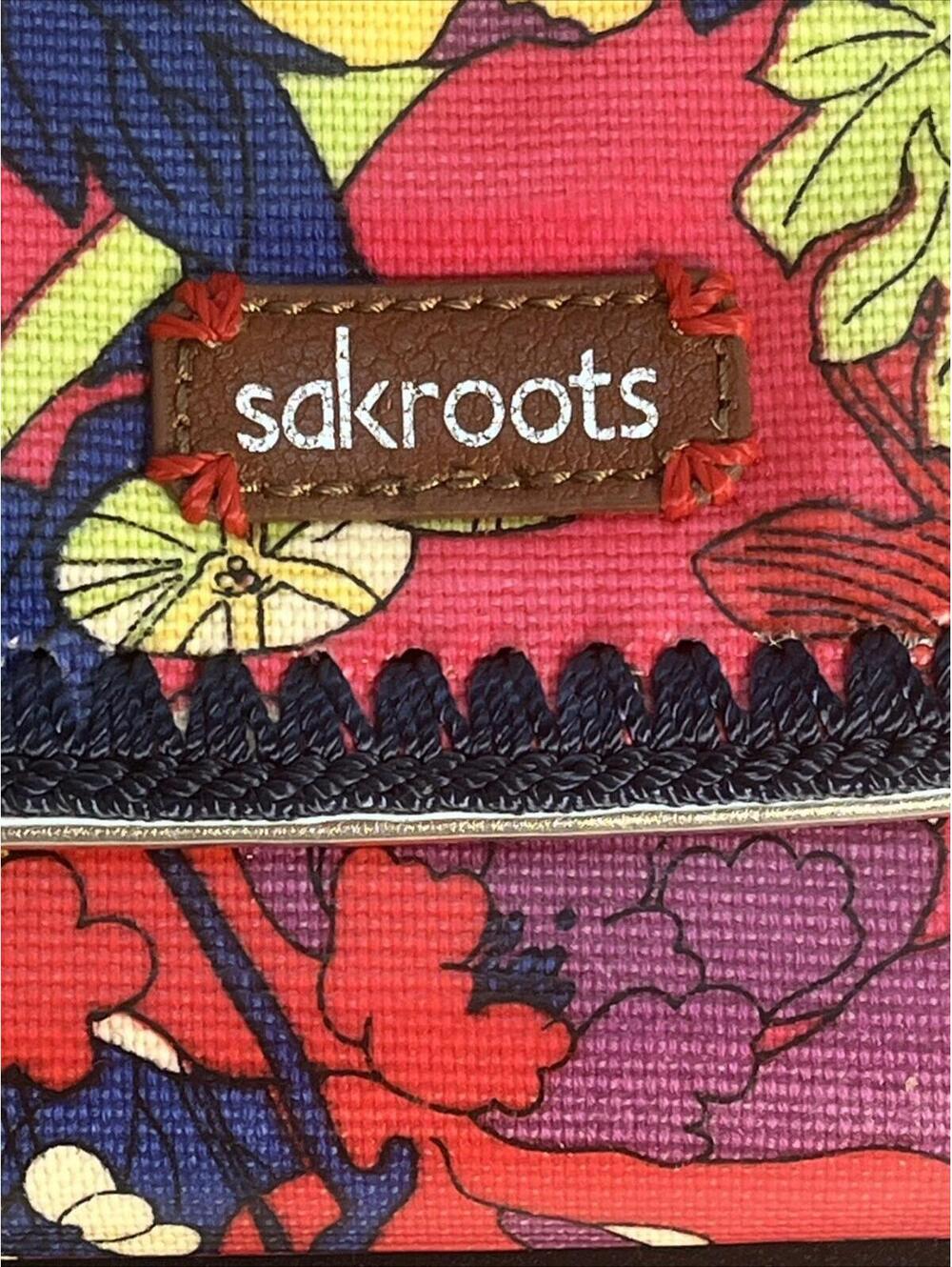 Sakroots Wallet Multicolor Vibrant Peace Colorful Floral Boho - Picture 2 of 13